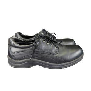 PW Minor Broadway Oxford Lace-up Shoes Black Leather Comfort 11396 Women's‎ 9